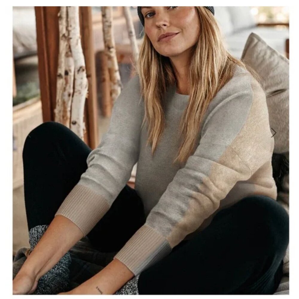 Summersalt Coziest Cashmere Blend Crew Sweater